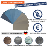 18 Blatt 23x28cm Schleifpapier SET je 3 Blatt Korn 800 bis 3000