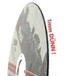 25 Stück Trennscheiben 125mm x 1mm für Stahl/Metall/Edelstahl