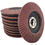 10 St.Fächerscheiben Ø125 mm Körnung wählbar P40 P60 P80 P120