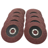 10 St.Fächerscheiben Ø125 mm Körnung wählbar P40 P60 P80 P120